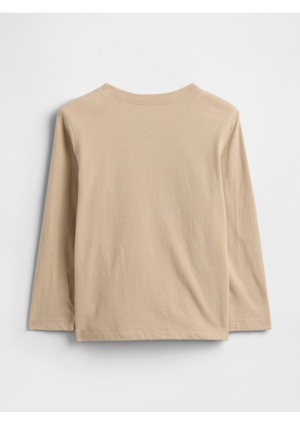 Erkek Bebek Kahverengi Gap Logo T-Shirt modelleri