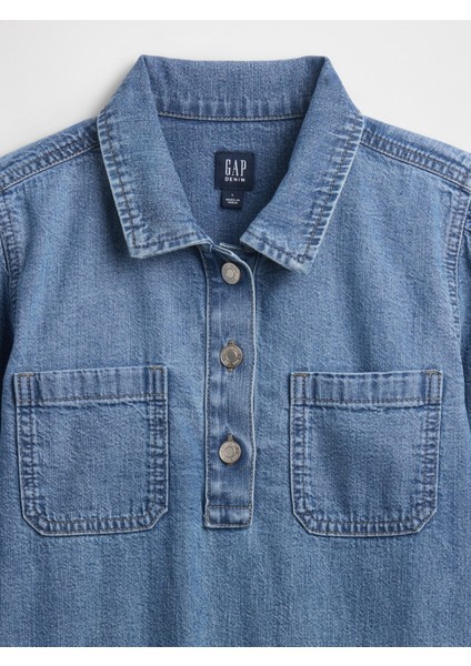 Kız Çocuk Mavi V-Ls Denim Dre fiyatları