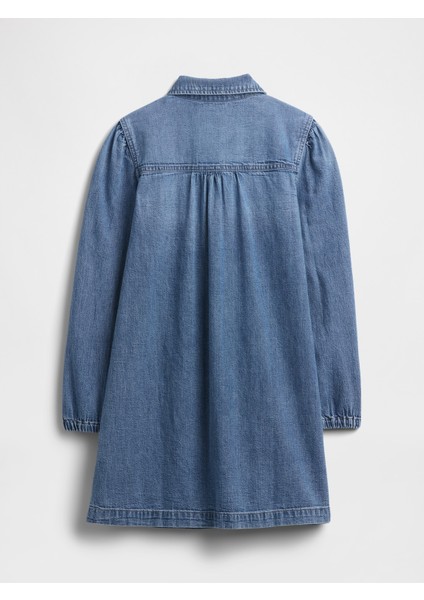 Kız Çocuk Mavi V-Ls Denim Dre modelleri