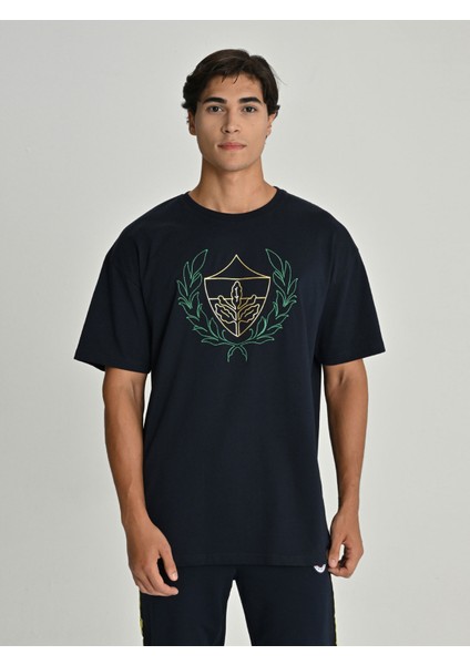 Erkek Kolej Çelenk Logolu Tshırt