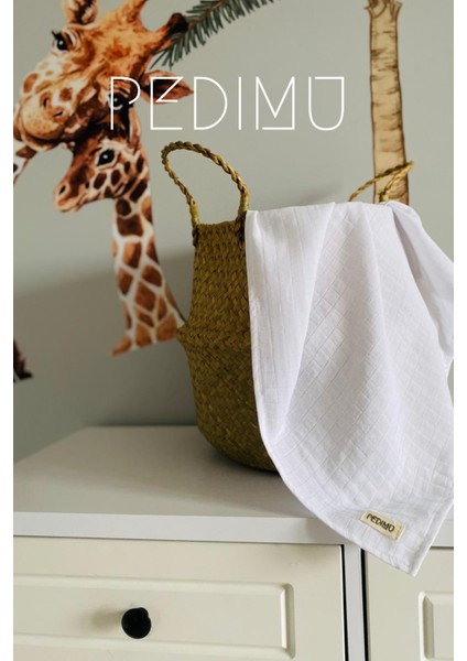 Müslin Örtü – Müslin Bebek Battaniyesi – Unisex – Düz – 75×75 cm modelleri