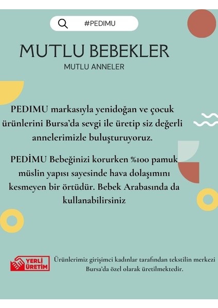 Müslin Örtü – Müslin Bebek Battaniyesi – Unisex – Düz – 75×75 cm