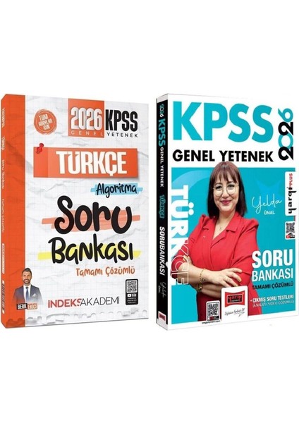 Yargı + Indeks 2026 Kpss Türkçe Soru Bankası 2 Li Set - Yelda Ünal Yargı + Indeks Akademi Yayınları