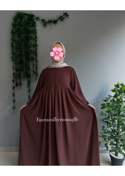 Tesettür Ayrobin Elbise ve Sufle Takım