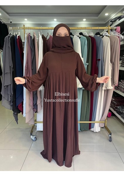 Tesettür Ayrobin Elbise ve Sufle Takım modelleri