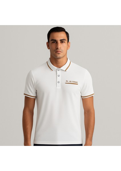 Kişiye Özel Nakışlı Cep Yaka Garnili Kısa Kollu Ribana Yaka Premium Beyaz Tişört 3xl fiyatları