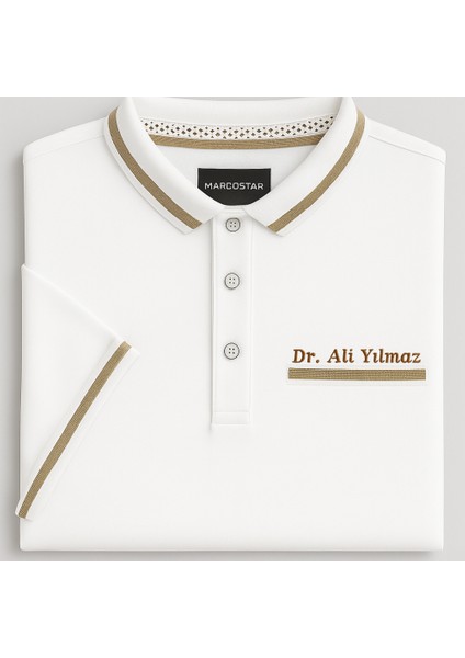 Kişiye Özel Nakışlı Cep Yaka Garnili Kısa Kollu Ribana Yaka Premium Beyaz Tişört 3xl fırsatları