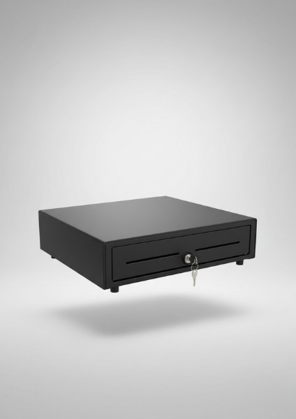 Metal Para Çekmecesi - 5 Kağıt Para 8 Bozuk Para Gözlü - Kilit Mekanizmalı