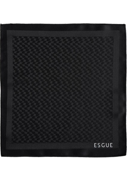 8 cm Klasik Geniş Hand Made Siyah Gölge Desenli Mendilli Kravat indirimleri