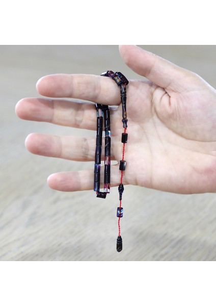 Sistemli Kesme Kesim Mini Boy Bonibon Ateş Kehribar Tesbih modelleri