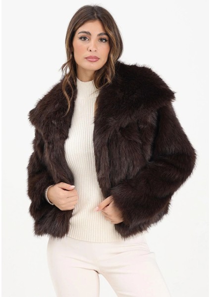 Kadın Onldawn Suni Kürk Mont 15348977 Kahverengi fiyatları