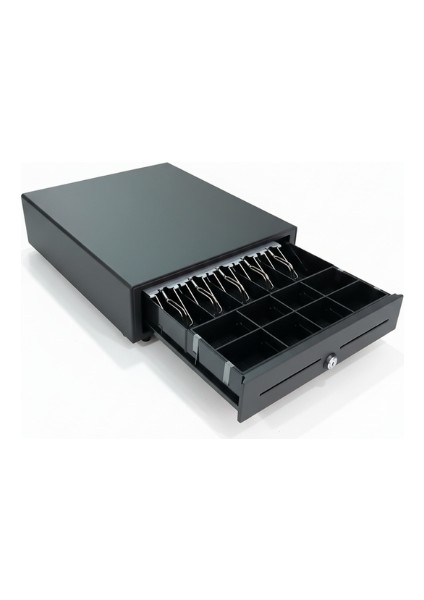 Metal Para Çekmecesi - 5 Kağıt Para 8 Bozuk Para Gözlü - Kilit Mekanizmalı indirimleri