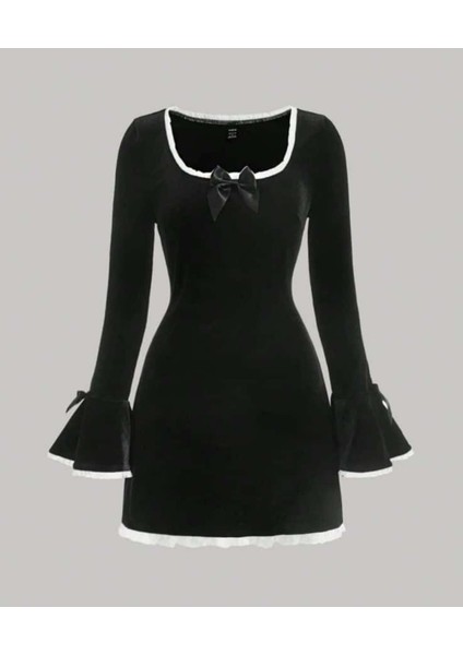 Lora Ispanyol Kol Coquette Lolita Elbise