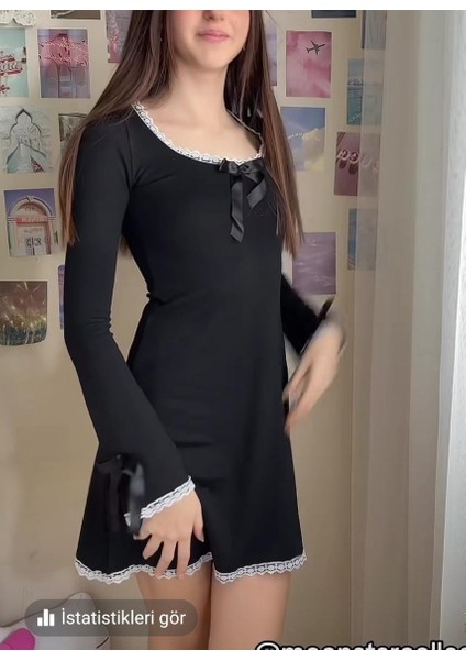 Lora Ispanyol Kol Coquette Lolita Elbise modelleri