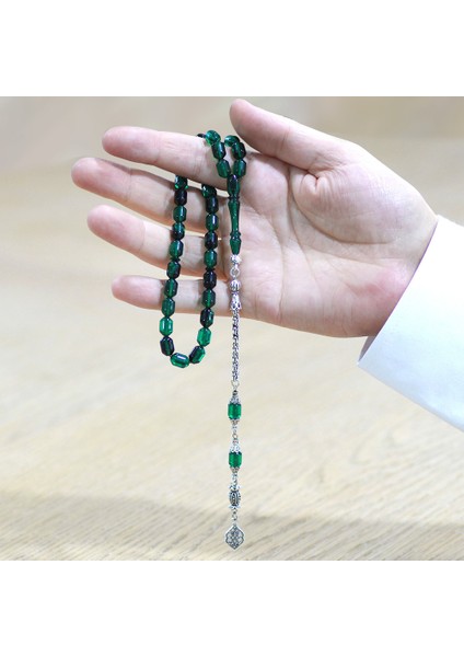 Kararmaz Metal Arnavut Püsküllü Uçlu Kapsül Kesim Yeşil Siyah Ateş Kehribar Tesbih modelleri