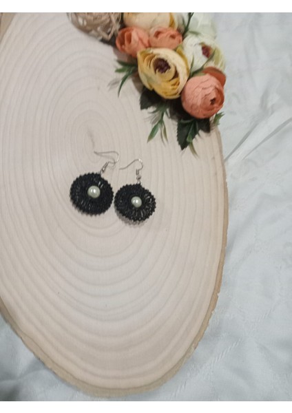 Örgü El Işi Küpe modelleri