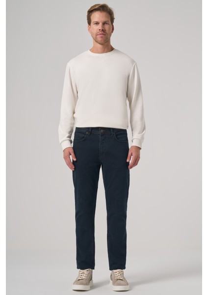 Erkek Kahve Denim 5 Cep Dynamic Fit Jean Kot Pantolon fiyatları