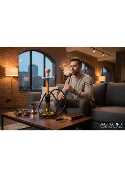 Techno Spider-Man Özel Tasarım Modern Tahliye Sistemli 4 Bilyeli Çelik Gövdeli Premium Nargile Seti modelleri