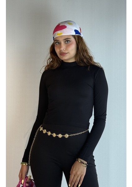 Kadın Balıkçı Yaka Viskon Kumaş Uzun Kollu Bluz fırsatları