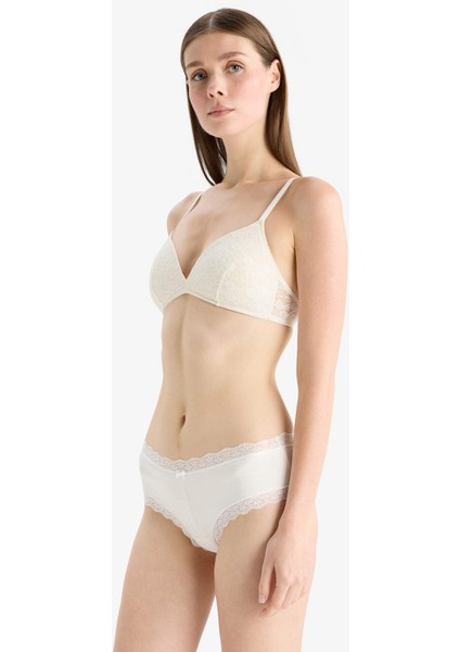 Dantel Detaylı Micro 3'lü Hipster Külot-Fall in Love