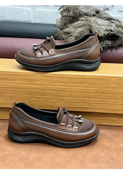 Ortopedik Taşlı Rahat Yumuşak Lioss Kadın Anne Ayakkabısı