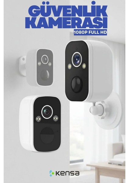 Kablosuz Güvenlik Kamerası 1080P Full Hd – Wifi, Gece Görüş, Iki Yönlü Ses, IP65