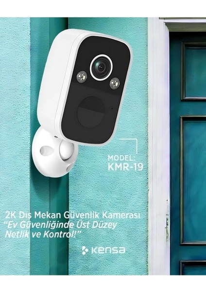 Kablosuz Güvenlik Kamerası 1080P Full Hd – Wifi, Gece Görüş, Iki Yönlü Ses, IP65