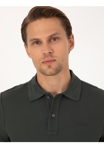 Erkek Koyu Haki Slim Fit Sweatshirt 50311678-VR111 fiyatları