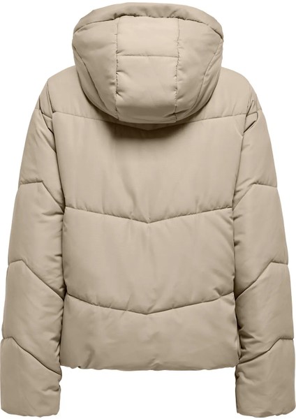 Kadın Onlmaggı Kapüşonlu Şişme Mont 15349123 Vizon fiyatları