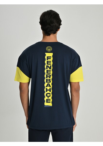 Erkek Trıbun Mesh Baskılı Tshırt
