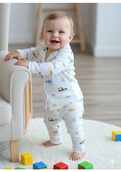 Laura Baby Araba Desenli Erkek Bebek Çocuk Pijama Takımı fiyatları