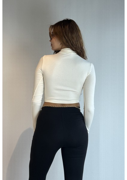 Kadın Balıkçı Yaka Viskon Kumaş Uzun Kollu Bluz indirimleri