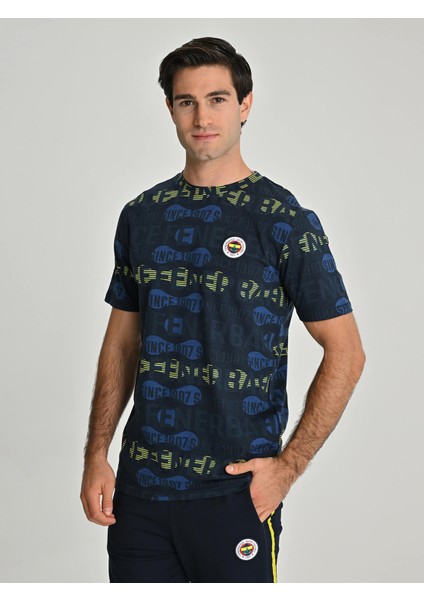 Erkek Trıbun Fenerbahçe Pattern Tshır
