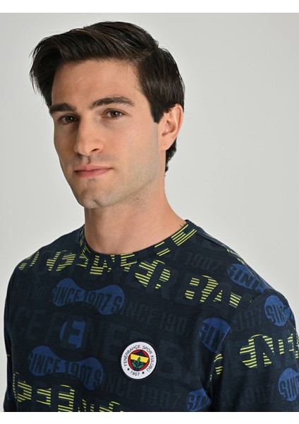 Erkek Trıbun Fenerbahçe Pattern Tshır modelleri