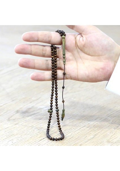 Sistemli Küre Kesim Kahverengi 99 Taneli Pelesenk Namaz Tesbihi modelleri