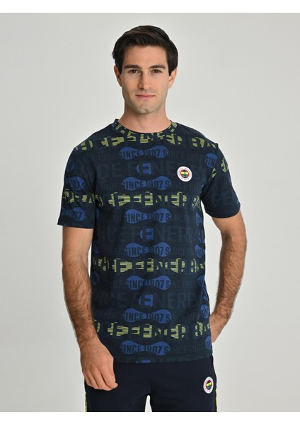 Erkek Trıbun Fenerbahçe Pattern Tshır indirimleri