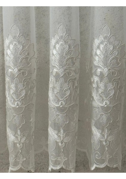 Yaprak Desen Tül Perde 1/3 S I K Pile modelleri