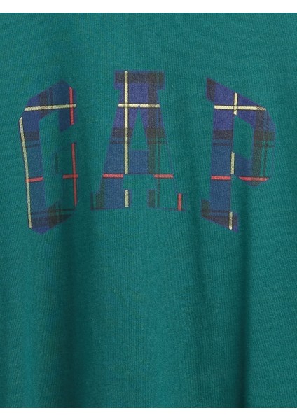 Kadın Yeşil Favorite Gap Logo T-Shirt modelleri