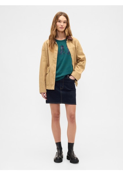 Kadın Yeşil Favorite Gap Logo T-Shirt indirimleri