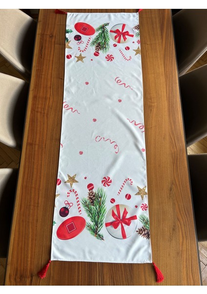 Mistel Yılbaşı Desenli Runner 45X140 cm