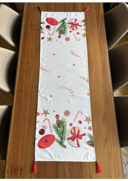 Mistel Yılbaşı Desenli Runner 45X140 cm indirimleri