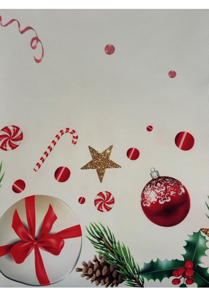 Mistel Yılbaşı Desenli Runner 45X140 cm