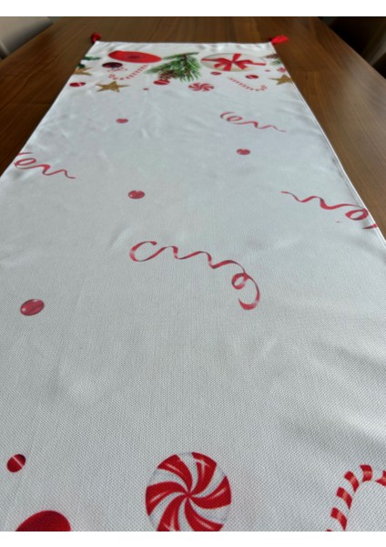 Mistel Yılbaşı Desenli Runner 45X140 cm