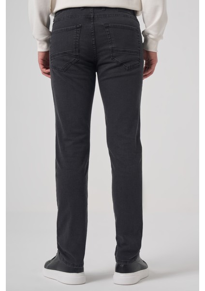 Erkek Füme Denim 5 Cep Dynamic Fit Jean Kot Pantolon indirimleri