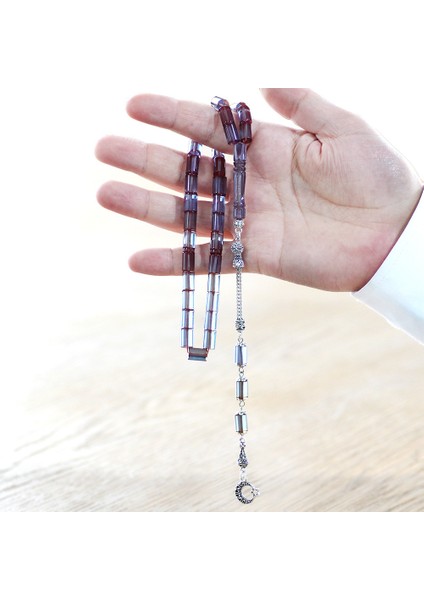 Kararmaz Metal Püsküllü Kesme Kesim Turkuaz Ateş Kehribar Tesbih modelleri