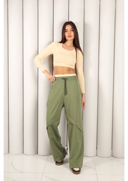 Kadın Yeşil Oversize Eşofman Altı | Msc 2618ALT fiyatları