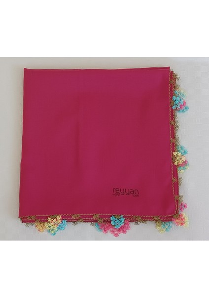 iğne Oyalı Fuşya Pembe Düz Yazma fiyatları