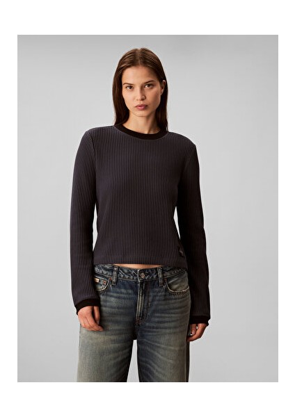 Kadın Koyu Gri T-Shirt