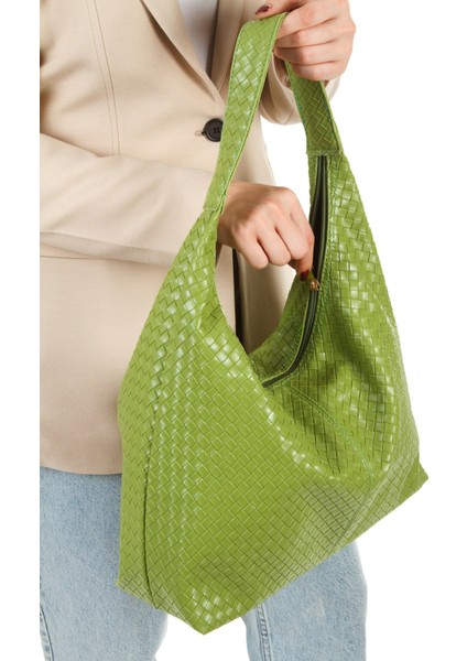 Kadın Salaş Büyük Dream Yağ Yeşili Omuz ve Tote Çanta fiyatları