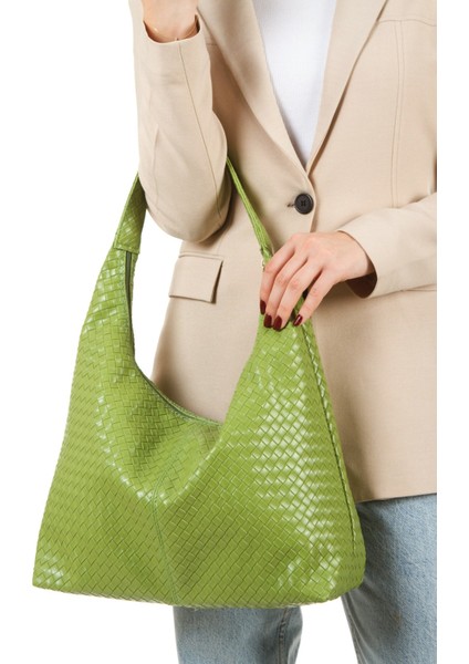 Kadın Salaş Büyük Dream Yağ Yeşili Omuz ve Tote Çanta indirimleri